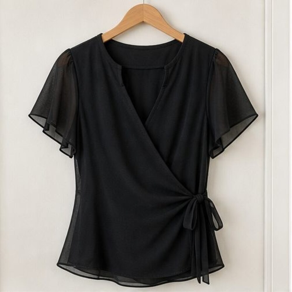 Black Tunic Blouse